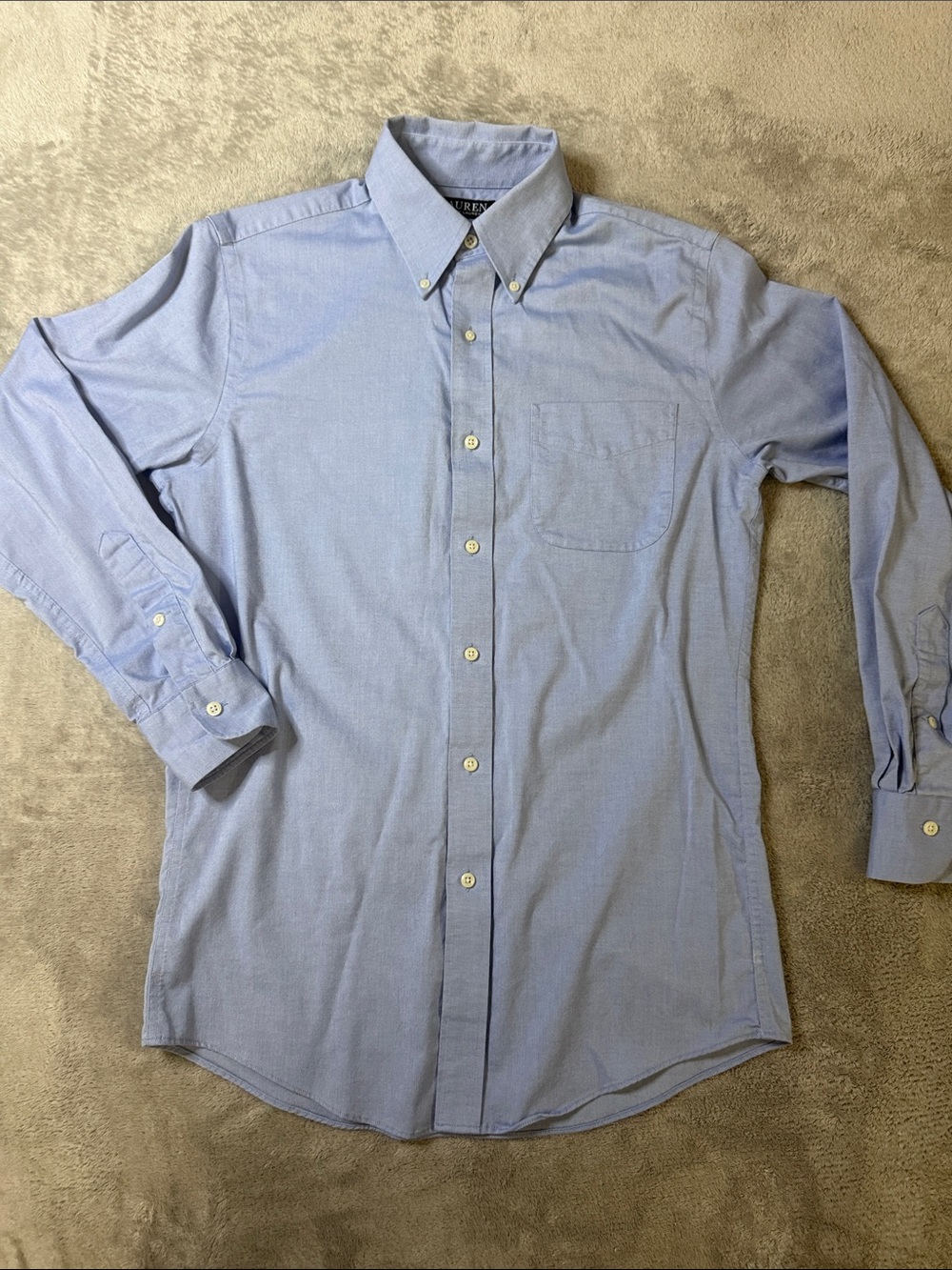 Ralph Lauren Light Blue Button-Down Dress Shirt